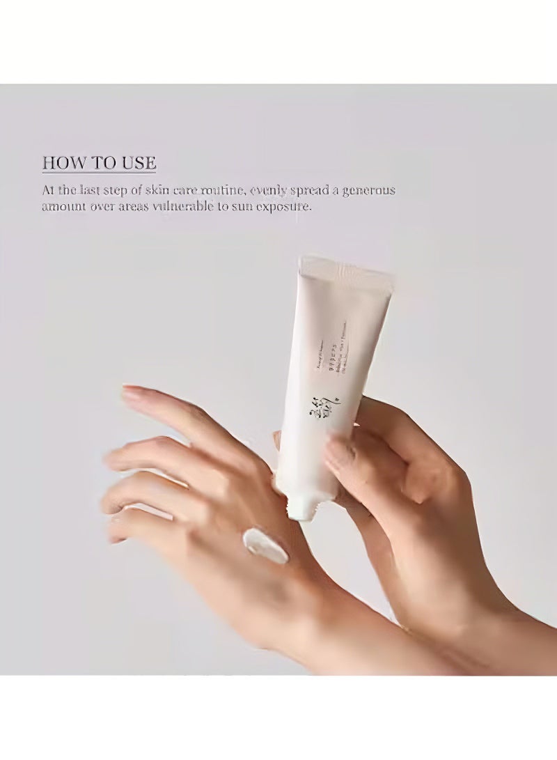 واقي شمس ريليف صن ٥٠ مل - عامل حماية من الشمس كوري SPF50+ PA++++ | تركيبة مرطبة من الأرز والبروبيوتيك - Image 3